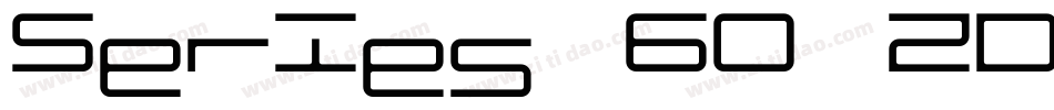 Series 60 ZDigi Regu字体转换